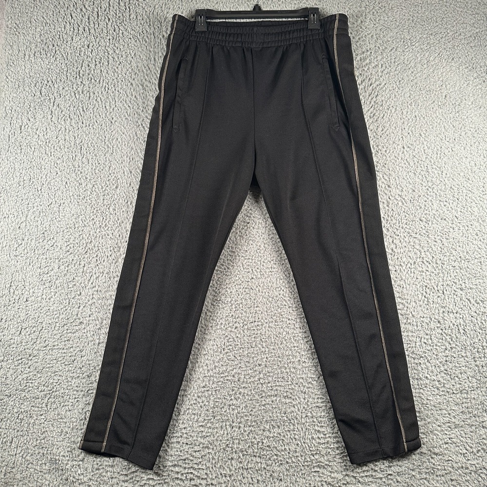 ALLSAINTS Jasper Trousers Track Pants Mens Medium Black Drawstring Side Stripe